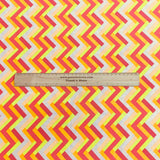 Pound A Metre Per Metre Beautiful Designer Printed Cotton- 45" Wide (Zig)