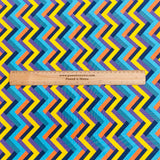 Pound A Metre Per Metre Beautiful Designer Printed Cotton- 45" Wide (Zigzag)