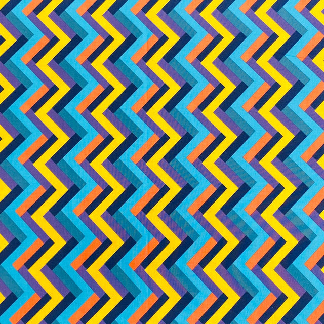 Pound A Metre Per Metre Beautiful Designer Printed Cotton- 45" Wide (Zigzag)