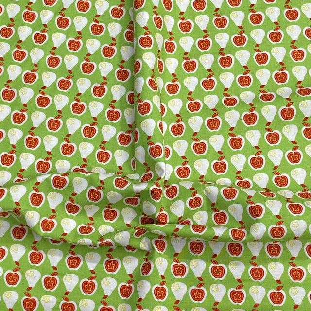 Pound A Metre Per Metre Per Metre Beautiful Digitally Printed 100% Cotton- 45" Wide (Apple) (Cotton-Deal)