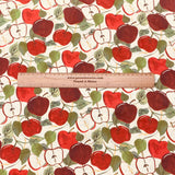 Pound A Metre Per Metre Per Metre Beautiful Digitally Printed 100% Cotton- 45" Wide (Apple)