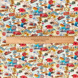 Pound A Metre Per Metre Per Metre Beautiful Digitally Printed 100% Cotton- 45" Wide (Beach)