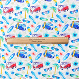 Pound A Metre Per Metre Per Metre Beautiful Digitally Printed 100% Cotton- 45" Wide (Beach)