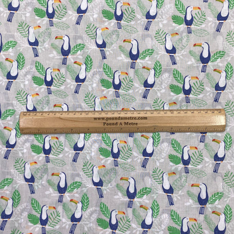 Pound A Metre Per Metre Per Metre Beautiful Digitally Printed 100% Cotton- 45" Wide (Birds)