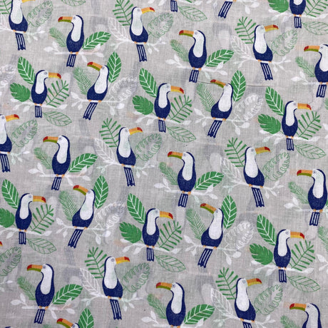 Pound A Metre Per Metre Per Metre Beautiful Digitally Printed 100% Cotton- 45" Wide (Birds)