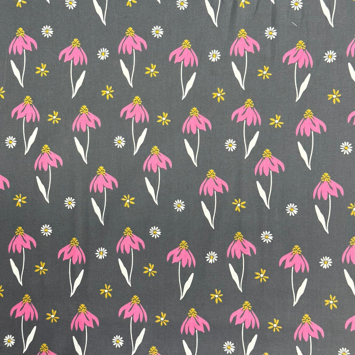 Pound A Metre Per Metre Per Metre Beautiful Digitally Printed 100% Cotton- 45" Wide (Black Garden)