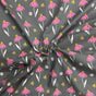Pound A Metre Per Metre Per Metre Beautiful Digitally Printed 100% Cotton- 45" Wide (Black Garden)