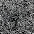 Pound A Metre Per Metre Per Metre Beautiful Digitally Printed 100% Cotton- 45" Wide (Black & White Flower)