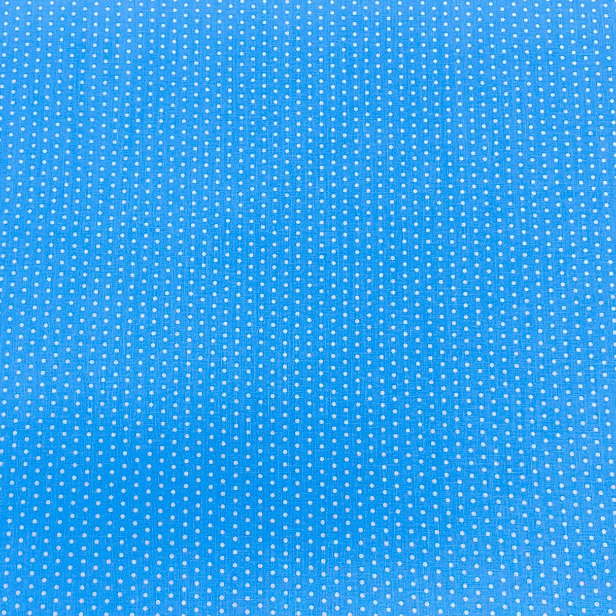 Pound A Metre Per Metre Per Metre Beautiful Digitally Printed 100% Cotton- 45" Wide (Blue Polka)