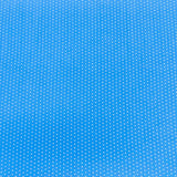 Pound A Metre Per Metre Per Metre Beautiful Digitally Printed 100% Cotton- 45" Wide (Blue Polka)