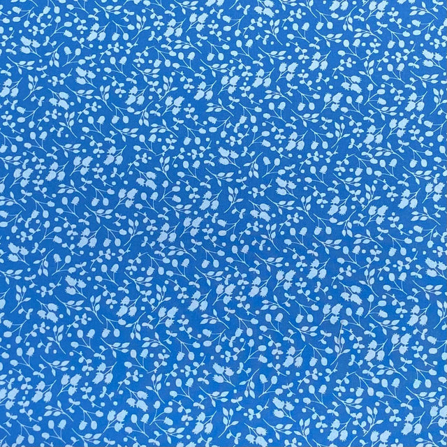 Pound A Metre Per Metre Per Metre Beautiful Digitally Printed 100% Cotton- 45" Wide (Blues)