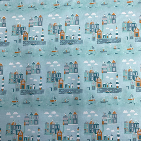 Pound A Metre Per Metre Per Metre Beautiful Digitally Printed 100% Cotton- 45" Wide (Building)