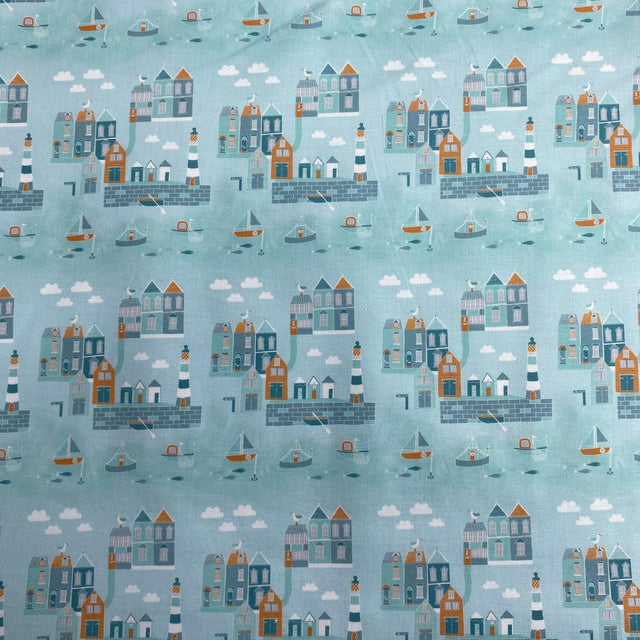 Pound A Metre Per Metre Per Metre Beautiful Digitally Printed 100% Cotton- 45" Wide (Building)