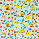 Pound A Metre Per Metre Per Metre Beautiful Digitally Printed 100% Cotton- 45" Wide (Bumblebee)