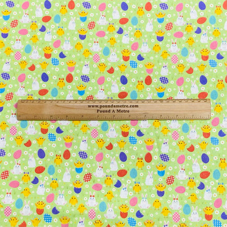 Pound A Metre Per Metre Per Metre Beautiful Digitally Printed 100% Cotton- 45" Wide (Bunnies)