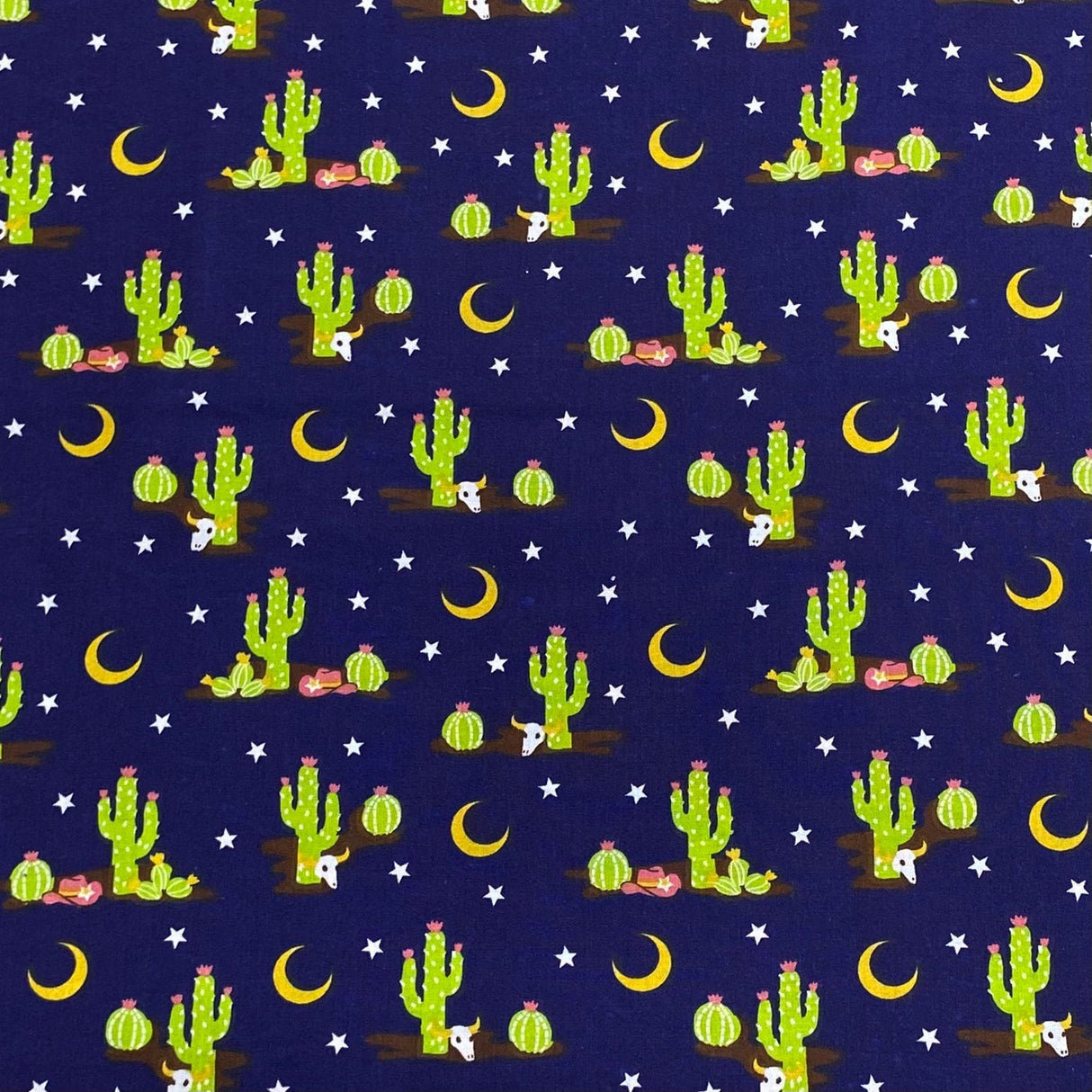 Pound A Metre Per Metre Per Metre Beautiful Digitally Printed 100% Cotton- 45" Wide (Cactus)