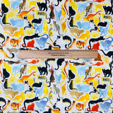 Pound A Metre Per Metre Per Metre Beautiful Digitally Printed 100% Cotton- 45" Wide (Cat House)