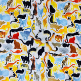 Pound A Metre Per Metre Per Metre Beautiful Digitally Printed 100% Cotton- 45" Wide (Cat House)