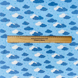 Pound A Metre Per Metre Per Metre Beautiful Digitally Printed 100% Cotton- 45" Wide (Clouds)