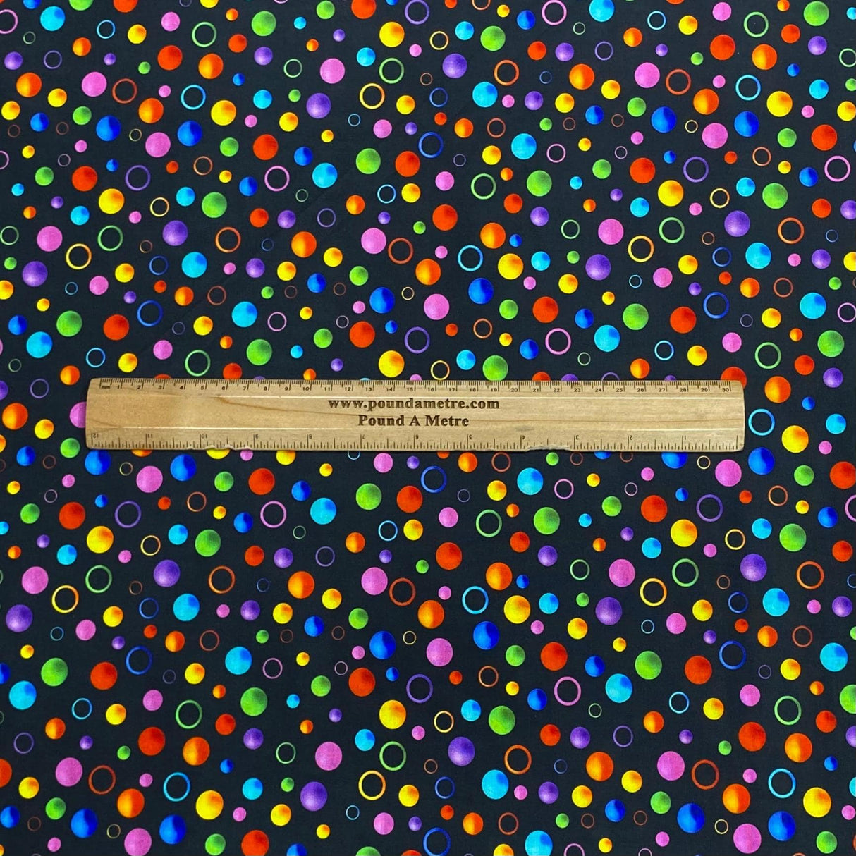 Pound A Metre Per Metre Per Metre Beautiful Digitally Printed 100% Cotton- 45" Wide (Colourful)