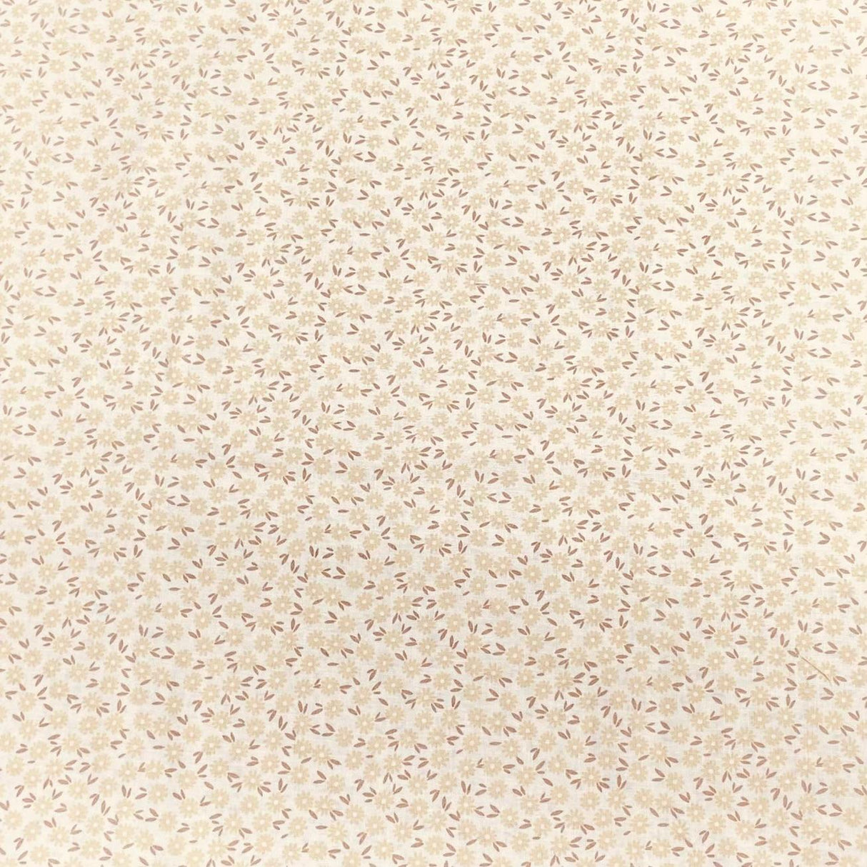 Pound A Metre Per Metre Per Metre Beautiful Digitally Printed 100% Cotton- 45" Wide (Cream)