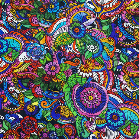 Pound A Metre Per Metre Per Metre Beautiful Digitally Printed 100% Cotton- 45" Wide (Designer)