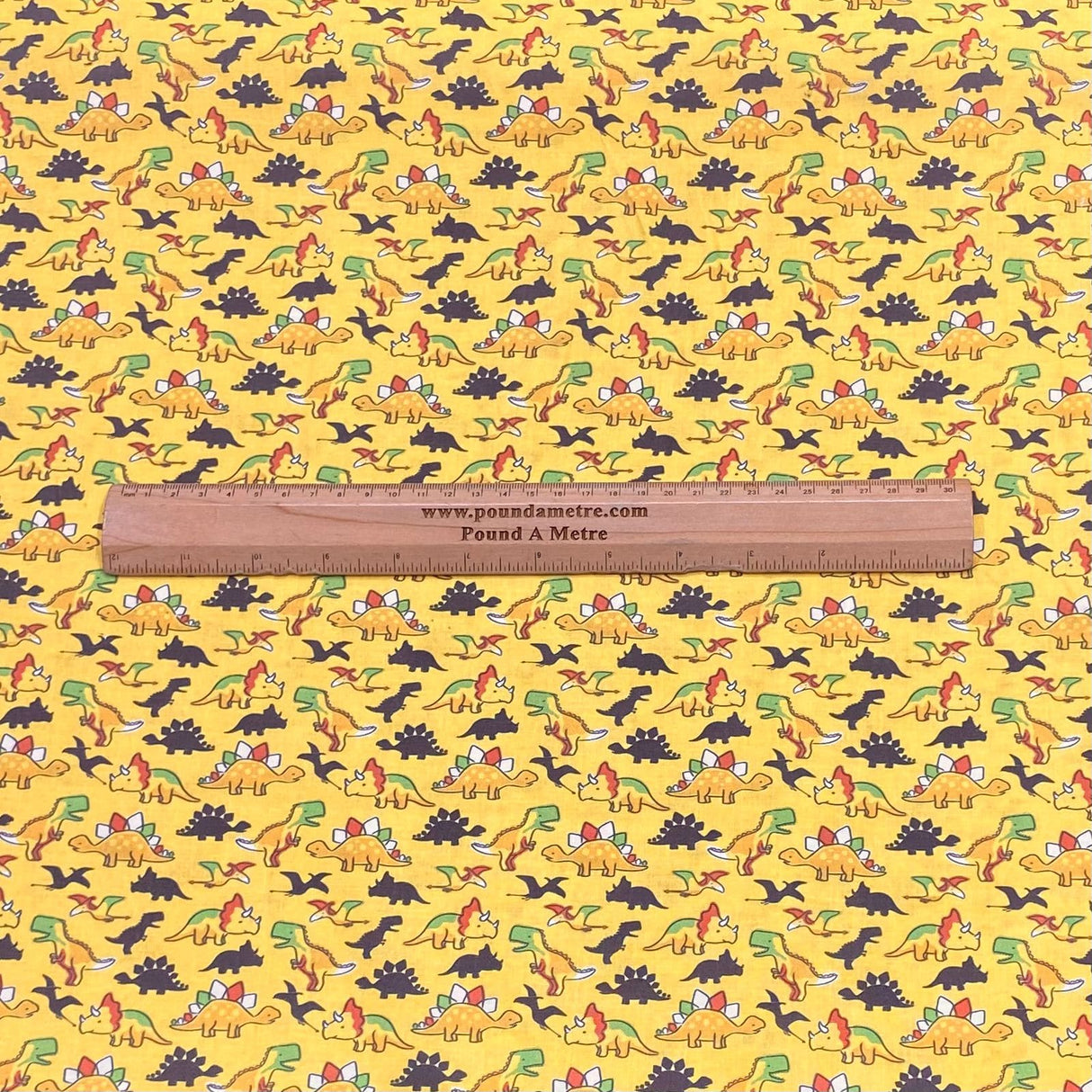 Pound A Metre Per Metre Per Metre Beautiful Digitally Printed 100% Cotton- 45" Wide (Dino)