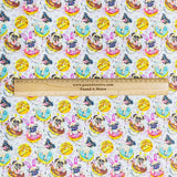 Pound A Metre Per Metre Per Metre Beautiful Digitally Printed 100% Cotton- 45" Wide (Donut)