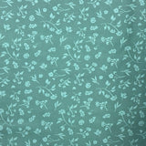 Pound A Metre Per Metre Per Metre Beautiful Digitally Printed 100% Cotton- 45" Wide (Emerald Floral)