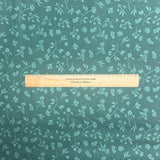 Pound A Metre Per Metre Per Metre Beautiful Digitally Printed 100% Cotton- 45" Wide (Emerald Floral)