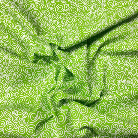 Pound A Metre Per Metre Per Metre Beautiful Digitally Printed 100% Cotton- 45" Wide (Green Floral)