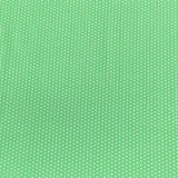 Pound A Metre Per Metre Per Metre Beautiful Digitally Printed 100% Cotton- 45" Wide (Green Polka)