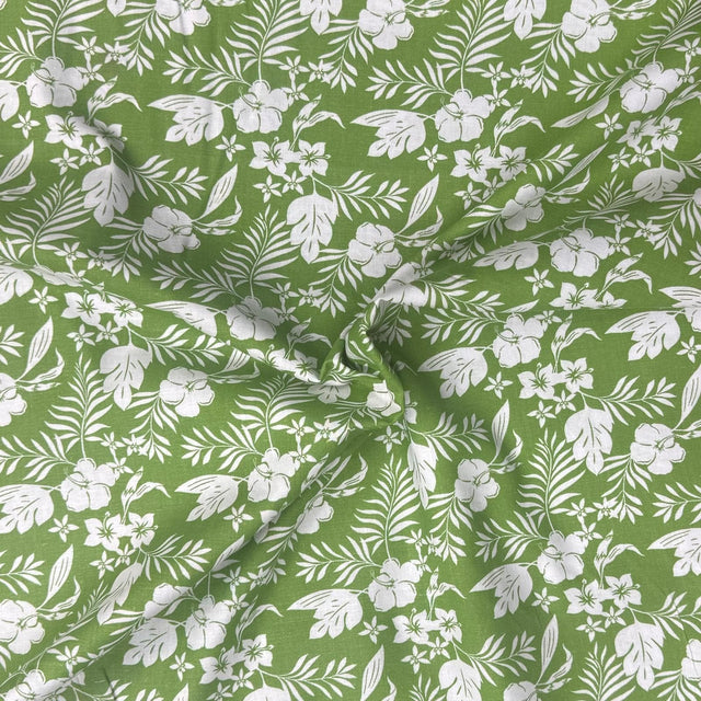 Pound A Metre Per Metre Per Metre Beautiful Digitally Printed 100% Cotton- 45" Wide (Green)
