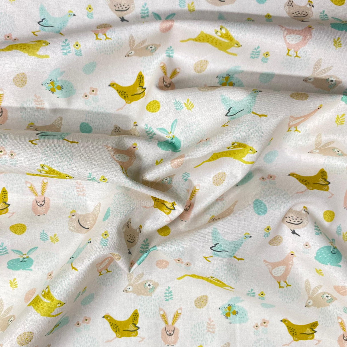 Pound A Metre Per Metre Per Metre Beautiful Digitally Printed 100% Cotton- 45" Wide (Hen)