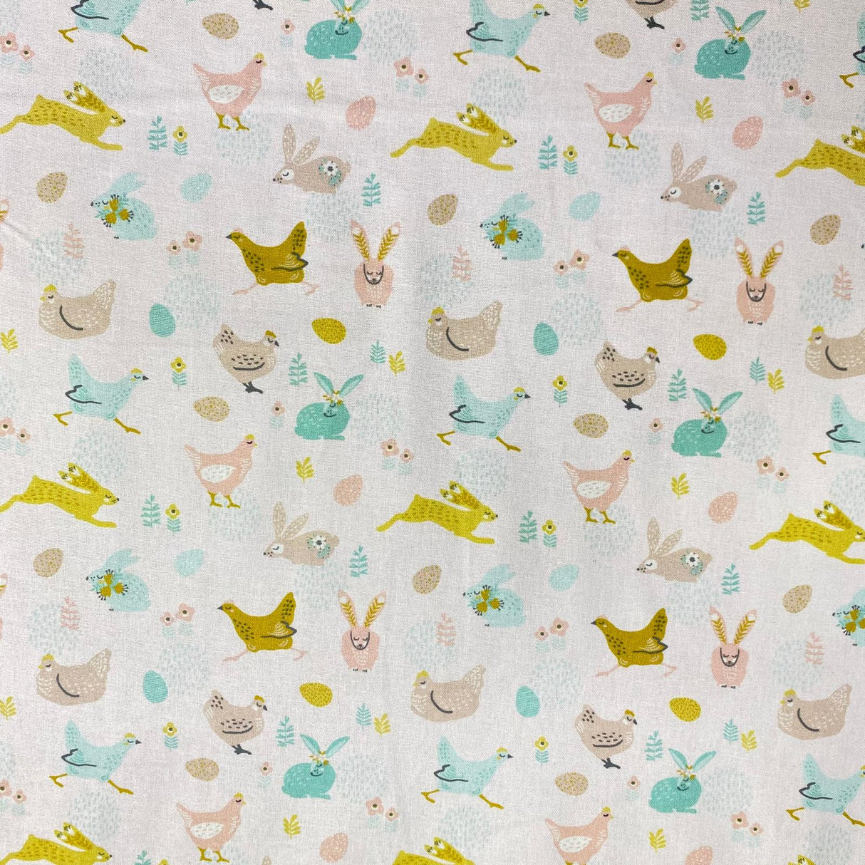 Pound A Metre Per Metre Per Metre Beautiful Digitally Printed 100% Cotton- 45" Wide (Hen)