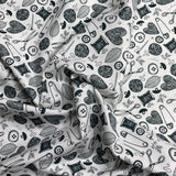 Pound A Metre Per Metre Per Metre Beautiful Digitally Printed 100% Cotton- 45" Wide (Knit)
