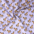 Pound A Metre Per Metre Per Metre Beautiful Digitally Printed 100% Cotton- 45" Wide (Lilac Horse)