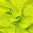 Pound A Metre Per Metre Per Metre Beautiful Digitally Printed 100% Cotton- 45" Wide (Lime Green)