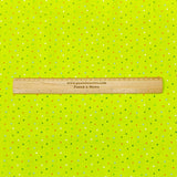 Pound A Metre Per Metre Per Metre Beautiful Digitally Printed 100% Cotton- 45" Wide (Lime Green)
