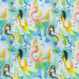 Pound A Metre Per Metre Per Metre Beautiful Digitally Printed 100% Cotton- 45" Wide (Mermaid)