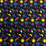 Pound A Metre Per Metre Per Metre Beautiful Digitally Printed 100% Cotton- 45" Wide (Moons)