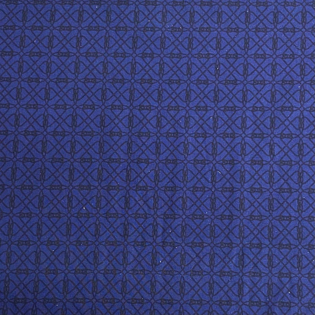 Pound A Metre Per Metre Per Metre Beautiful Digitally Printed 100% Cotton- 45" Wide (Navy)