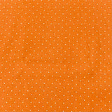 Pound A Metre Per Metre Per Metre Beautiful Digitally Printed 100% Cotton- 45" Wide (Orange Polka)