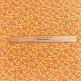 Pound A Metre Per Metre Per Metre Beautiful Digitally Printed 100% Cotton- 45" Wide (Orange)