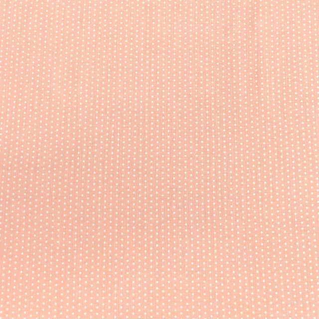 Pound A Metre Per Metre Per Metre Beautiful Digitally Printed 100% Cotton- 45" Wide (Peach Polka)