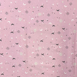 Pound A Metre Per Metre Per Metre Beautiful Digitally Printed 100% Cotton- 45" Wide (Pink Galaxy)