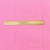 Pound A Metre Per Metre Per Metre Beautiful Digitally Printed 100% Cotton- 45" Wide (Pink Polka)