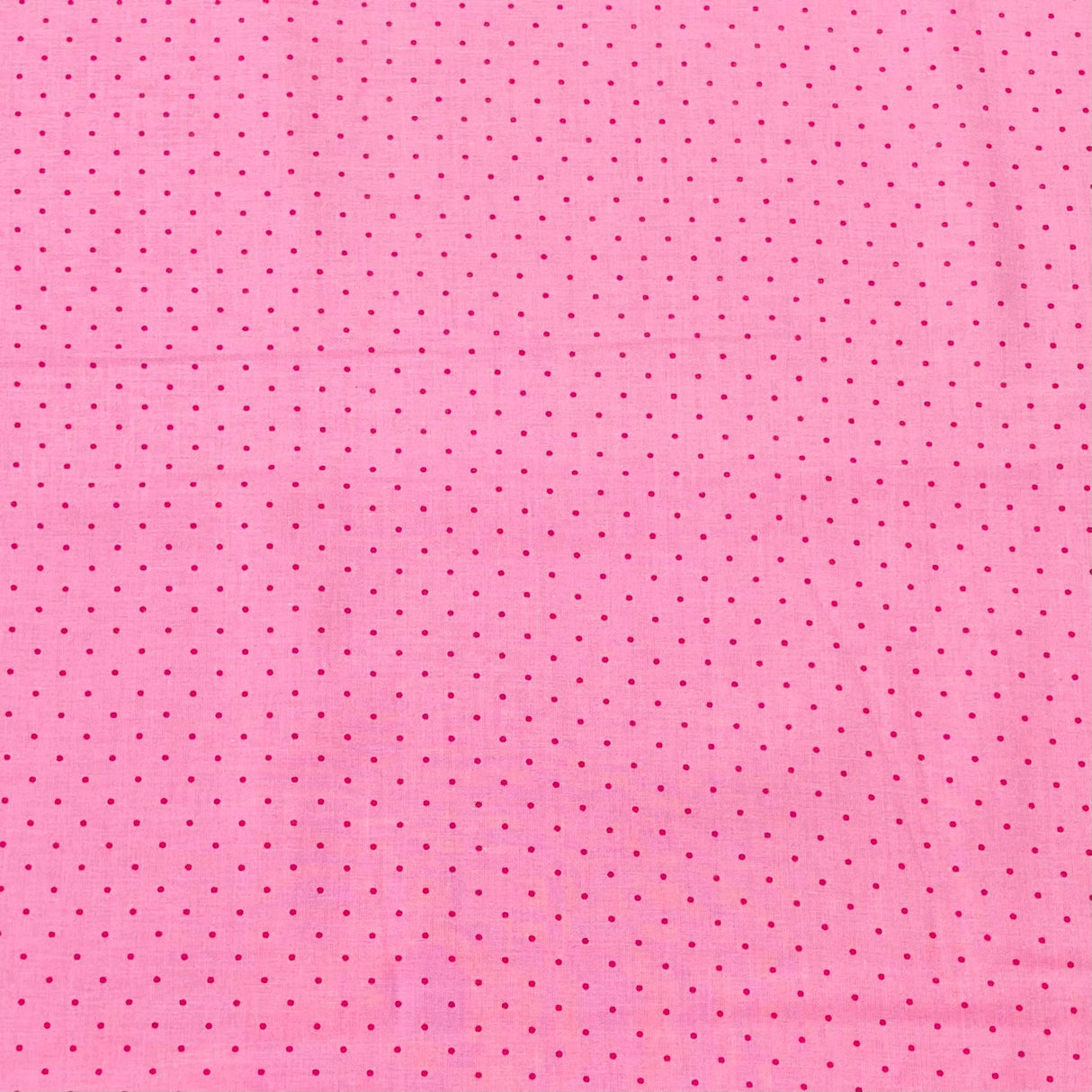 Pound A Metre Per Metre Per Metre Beautiful Digitally Printed 100% Cotton- 45" Wide (Pink Polka)
