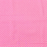 Pound A Metre Per Metre Per Metre Beautiful Digitally Printed 100% Cotton- 45" Wide (Pink Polka)