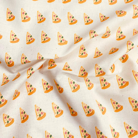 Pound A Metre Per Metre Per Metre Beautiful Digitally Printed 100% Cotton- 45" Wide (Pizza)